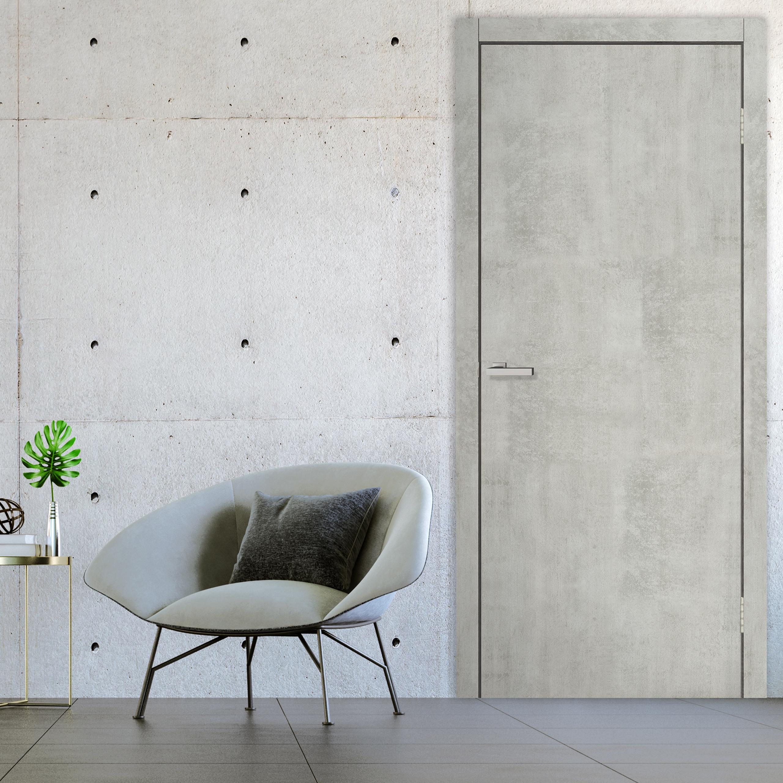 Двері Польща глухі 2000х600 мм Цемент (61008)