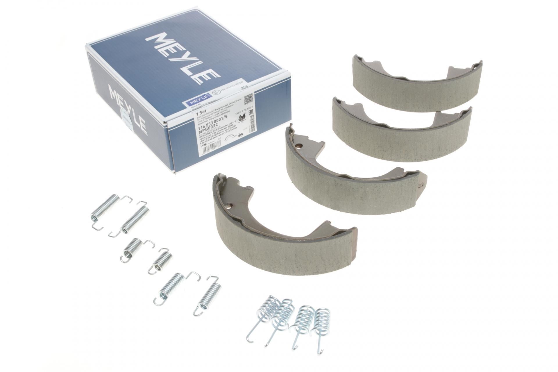 Колодки ручніка Meyle 114 533 0001/S MB Sprinter 509-519 06- 170x42