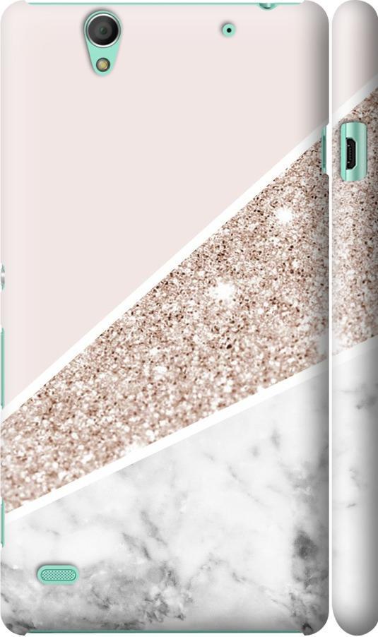 Чехол на Sony Xperia C4 E5333 Пастельный мрамор (4342m-295-42517)