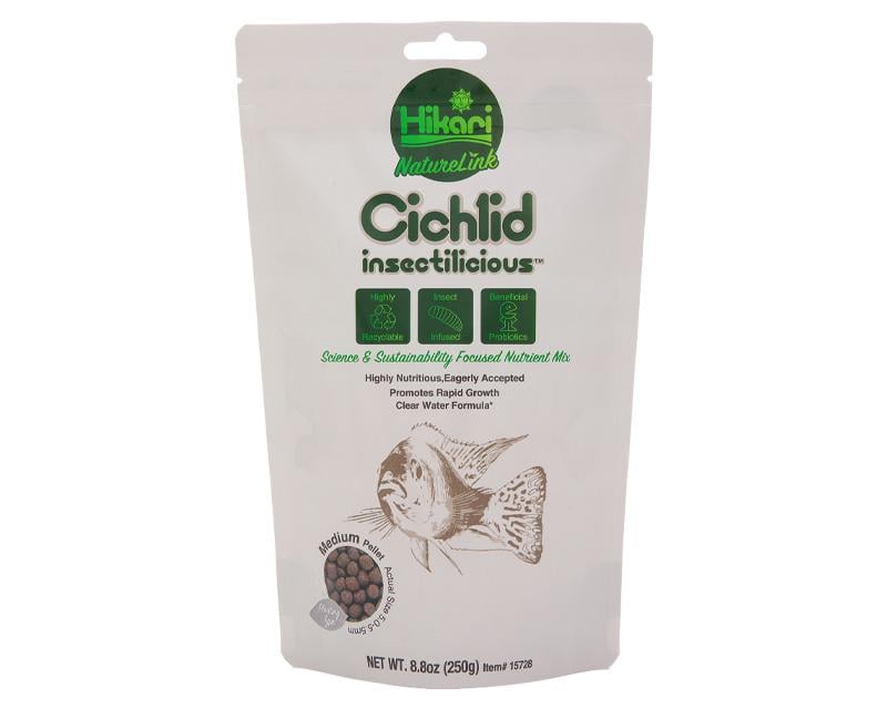 Корм для американских цихлид Hikari Cichlid Insectilicious гранулы Medium (15728)