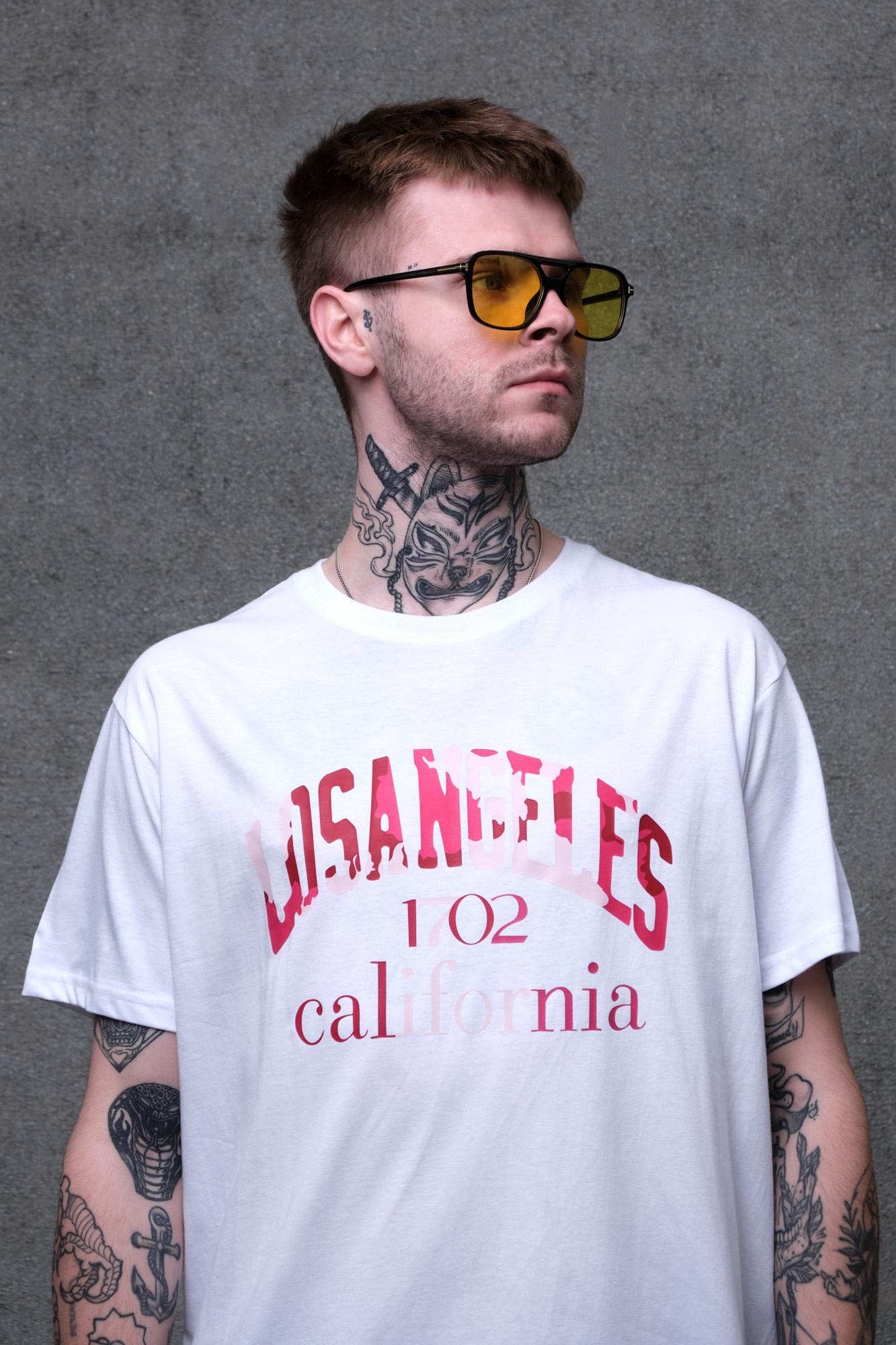 Футболка мужская Without Califonia с принтом оверсайз L/XL White (L8049260) - фото 4 Футболка мужская Without Califonia с принтом оверсайз L/XL White (L8049260) - фото 4