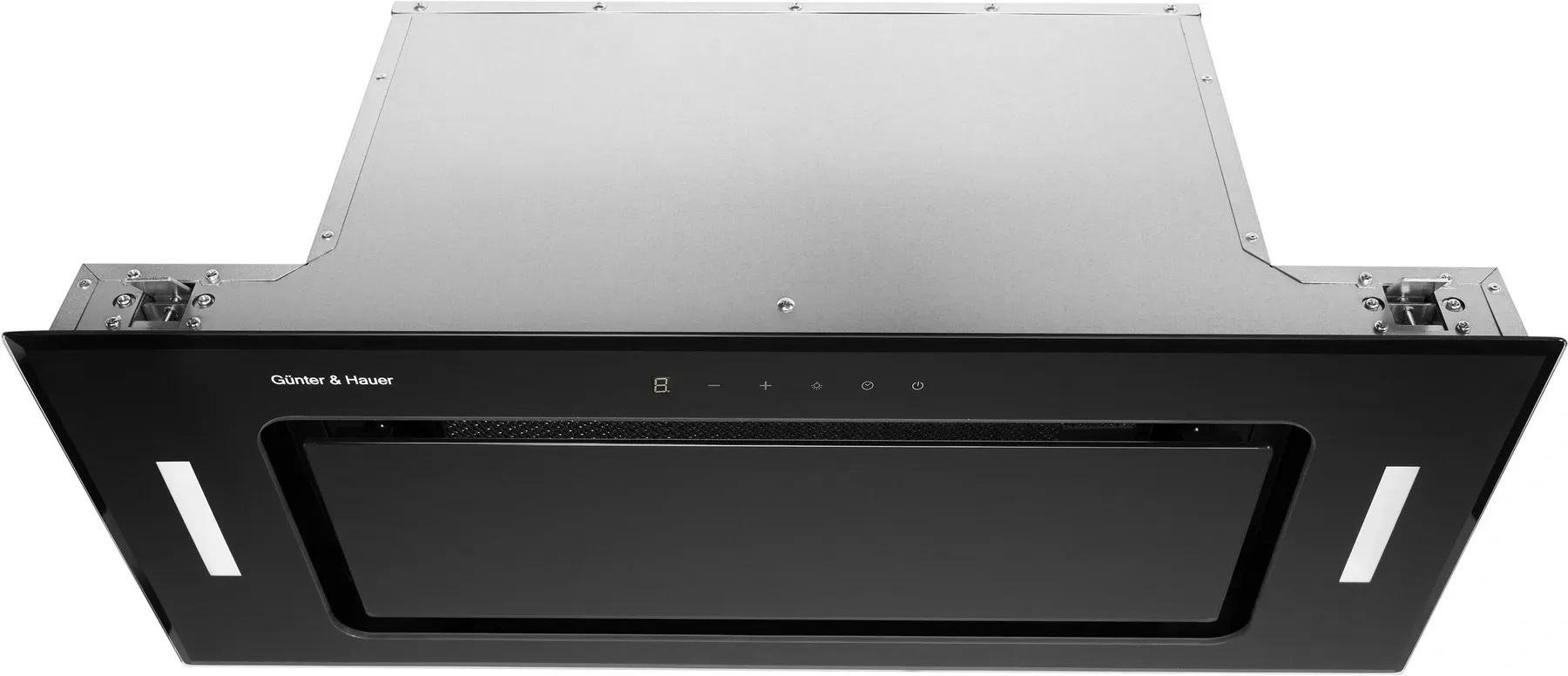 Вытяжка тихая встроенная для кухни ATALA 1090 GL Gunter&Hauer с сенсорным управлением