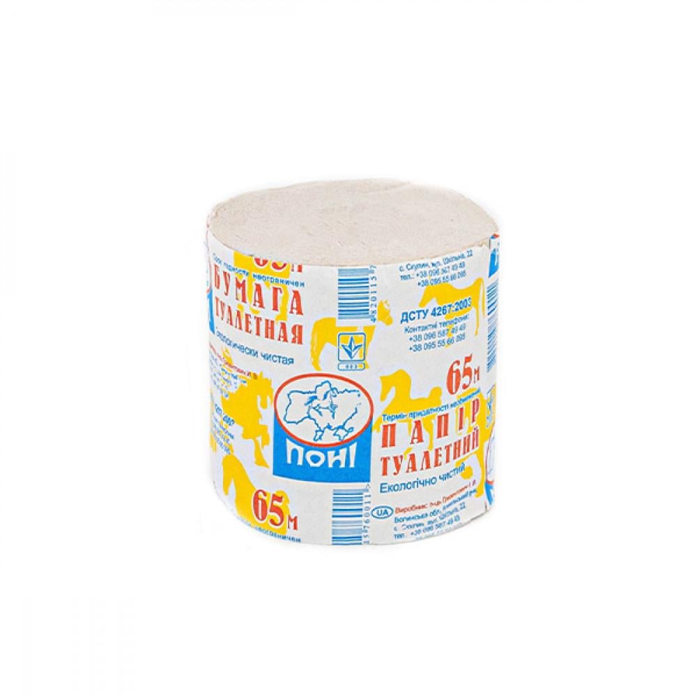 Туалетная бумага макулатурная 1-слойная 35-37 м (12 718)