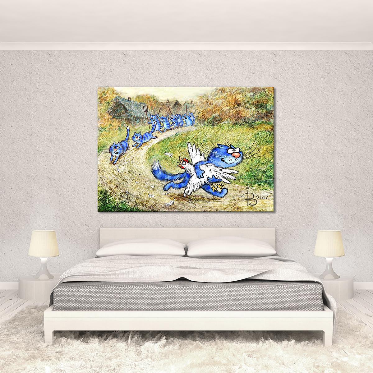 Модульная картина Брось птицу. 1 модуль 60x90 см