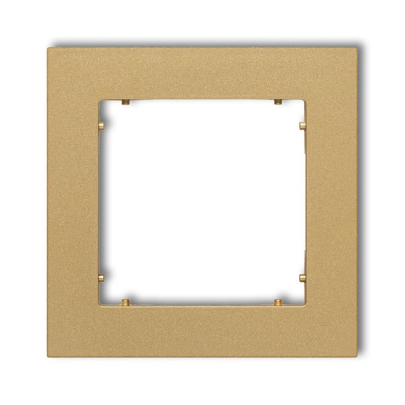 Рамка одинарная универсальная Karlik Mini Золотистый (29MR-1)