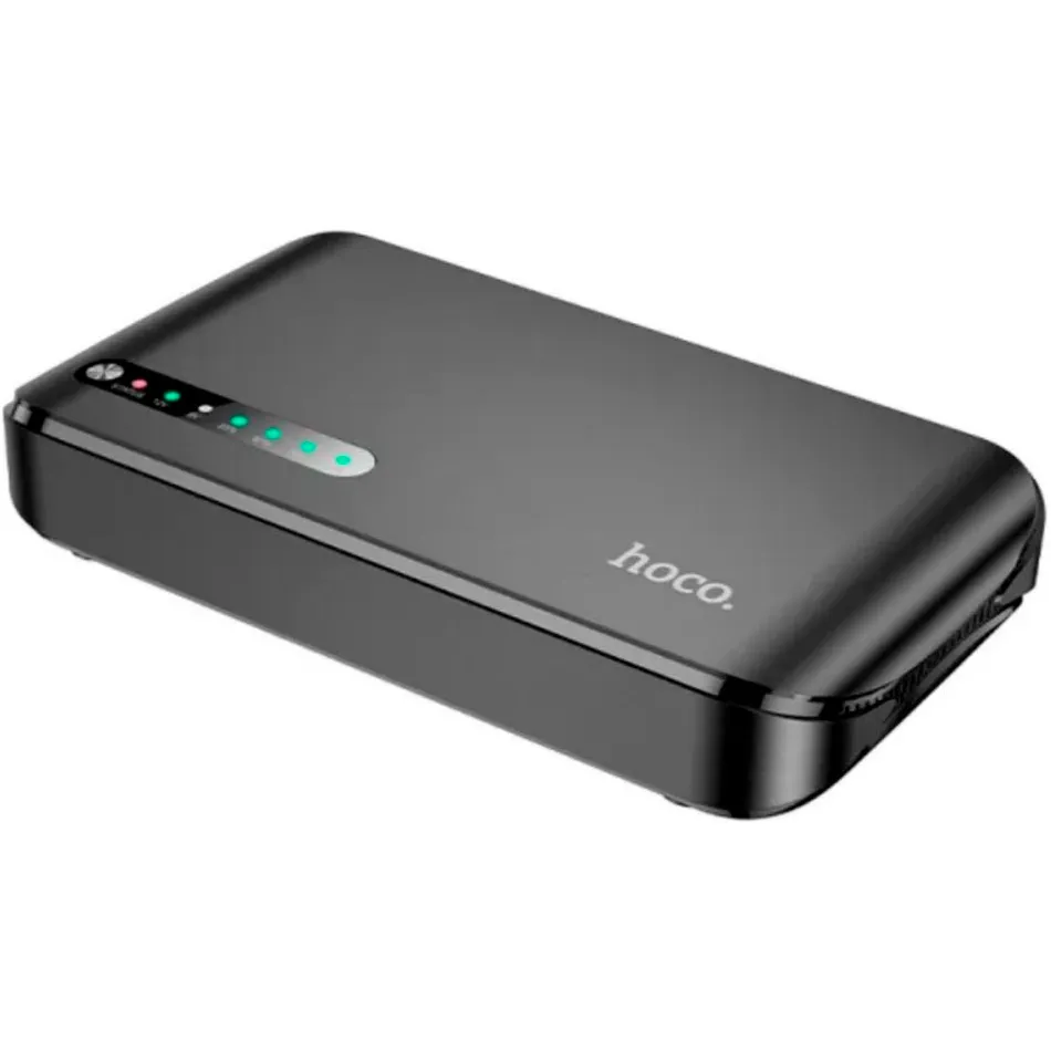 Батарея портативна UPS Hoco DB62 Emergency UPS 5-12V/18W 20000 mAh Black - фото 2 Батарея портативна UPS Hoco DB62 Emergency UPS 5-12V/18W 20000 mAh Black - фото 2