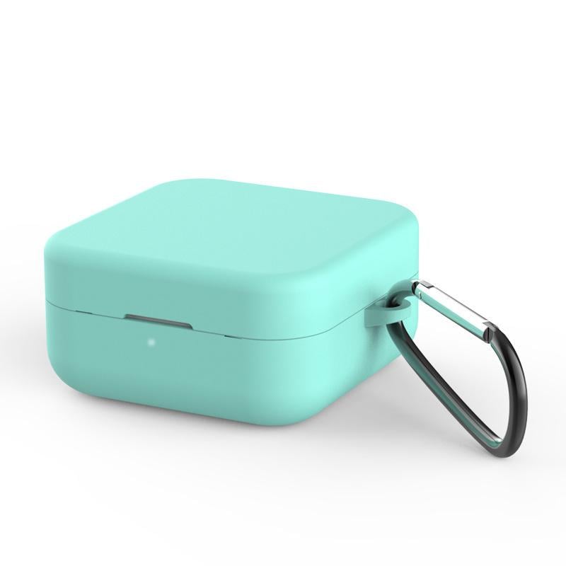 Чехол для наушников-гарнитуры Xiaomi Air 2 SE Mi True Wireless Bluetooth Earphones Headset силиконовый с фиксатором Светло-мятный (238401)
