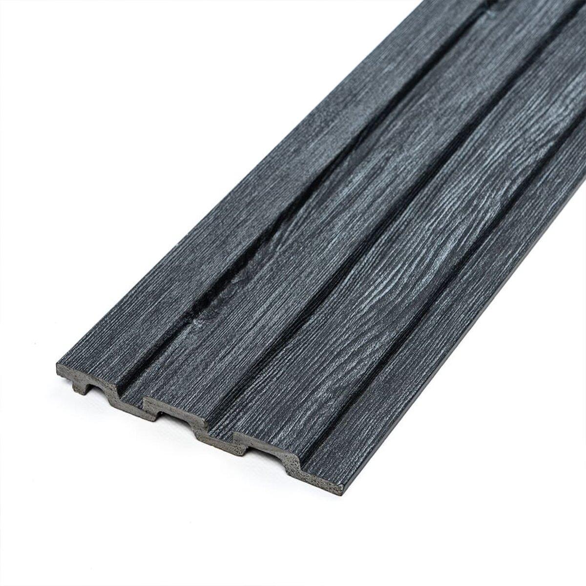 Рельс декоративный PS 2900х120х12 мм Темный графит (SW-00002128)