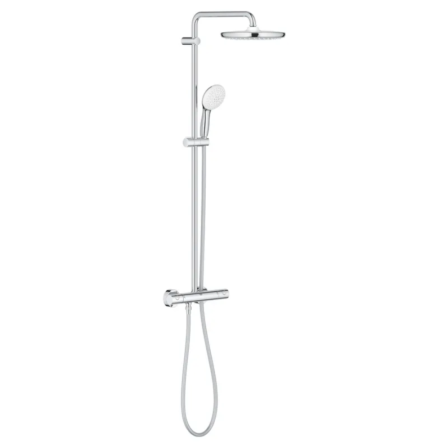 Душевая система с термостатом для настенного монтажа Grohe Tempesta System 250 Chrome (26670001) Душевая система с термостатом для настенного монтажа Grohe Tempesta System 250 Chrome (26670001)