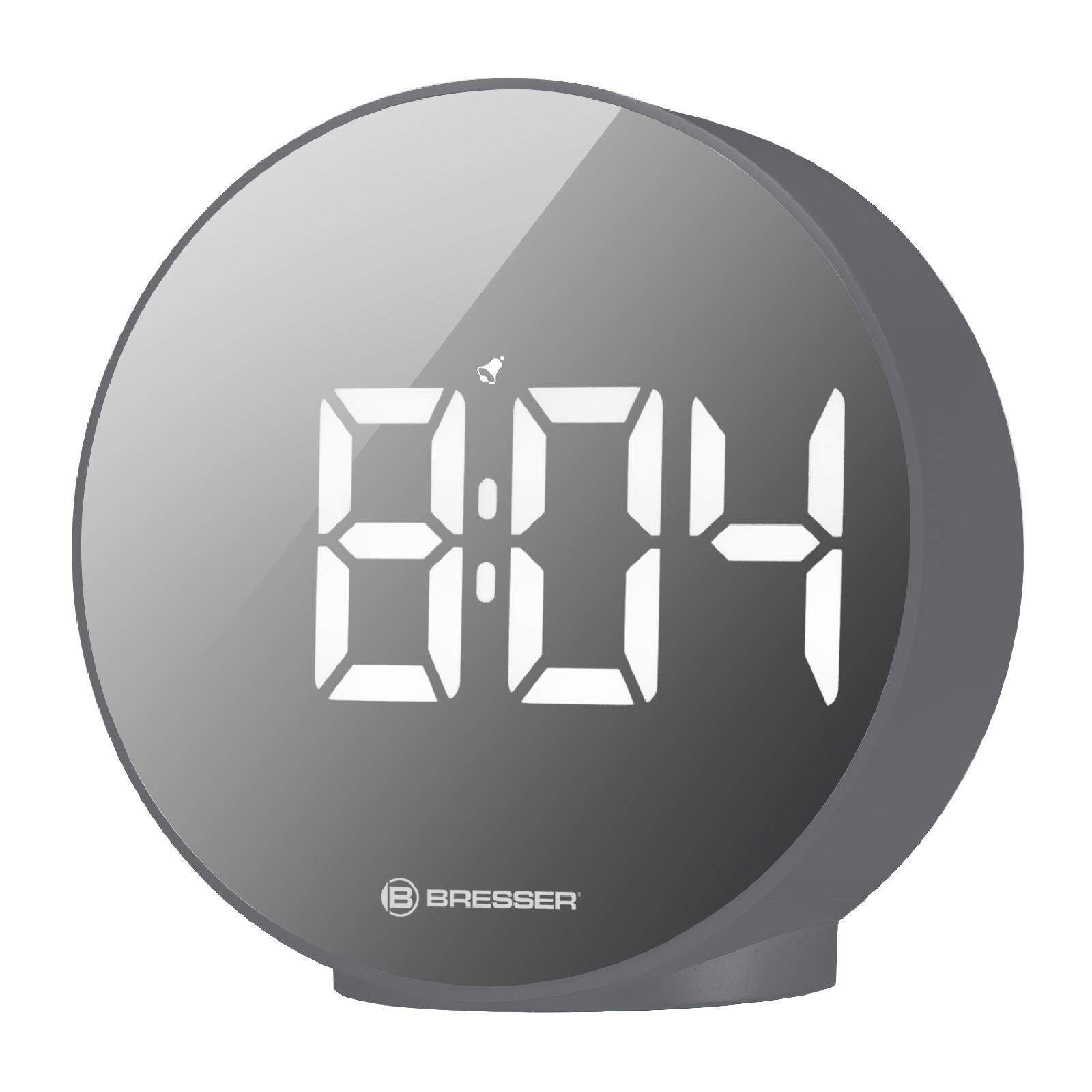 Часы настольные Bresser MyTime Echo FXR Grey (8010071QT5WHI)