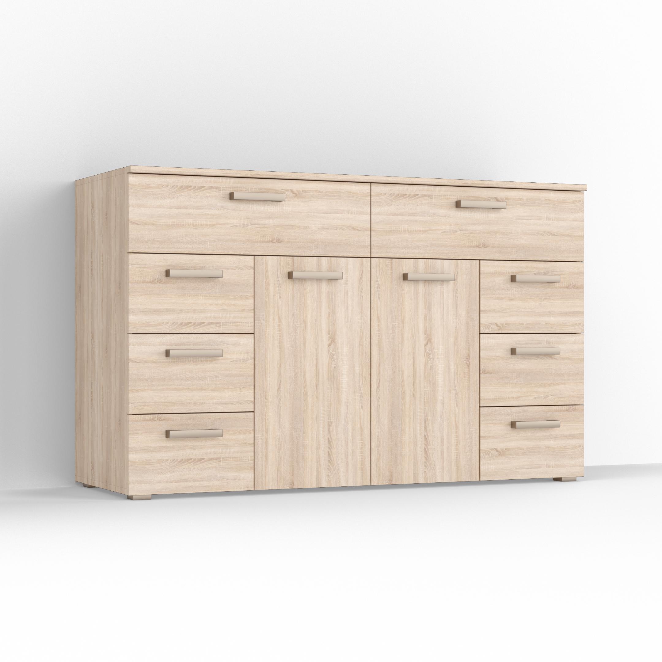 Комод Idea ТКБ-381.1 на 8 шухляд з дверима Дуб сонома (26718305) - фото 2