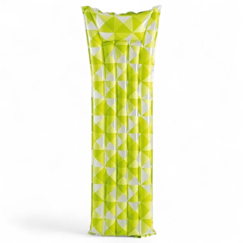 Матрас пляжный Intex мозаика 183х69 см Желтый (59712)