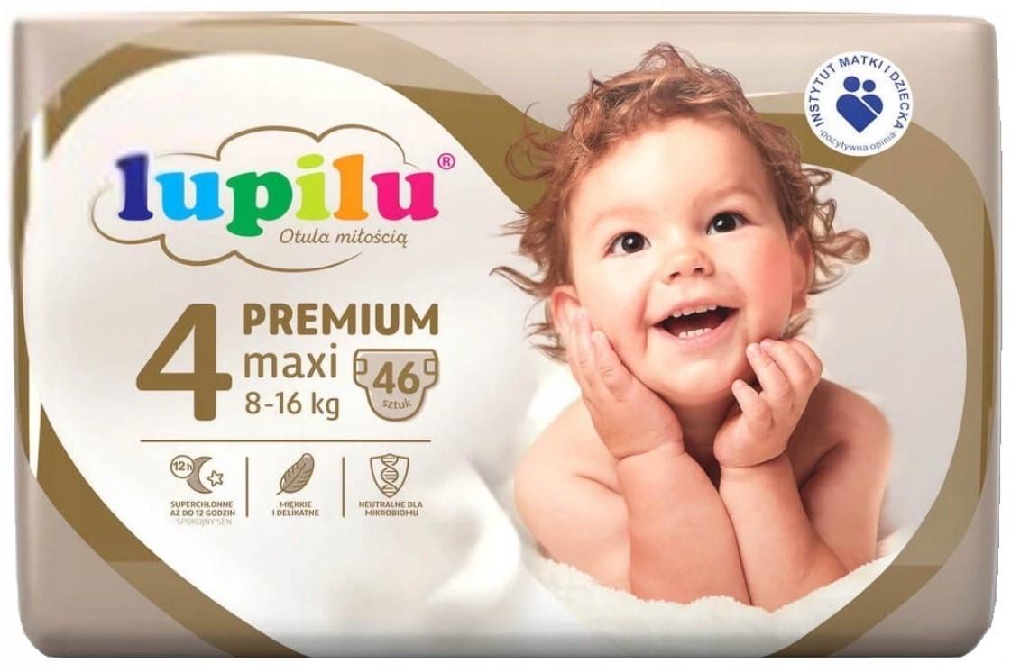 Підгузки дитячі Lupilu Premium Maxi р. 4/вага 8-16 кг 46 шт. (1608941054)