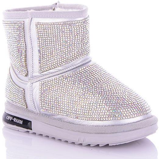 Уггі Jong Golf B40085-19 на овчині р. 32 Сріблястий