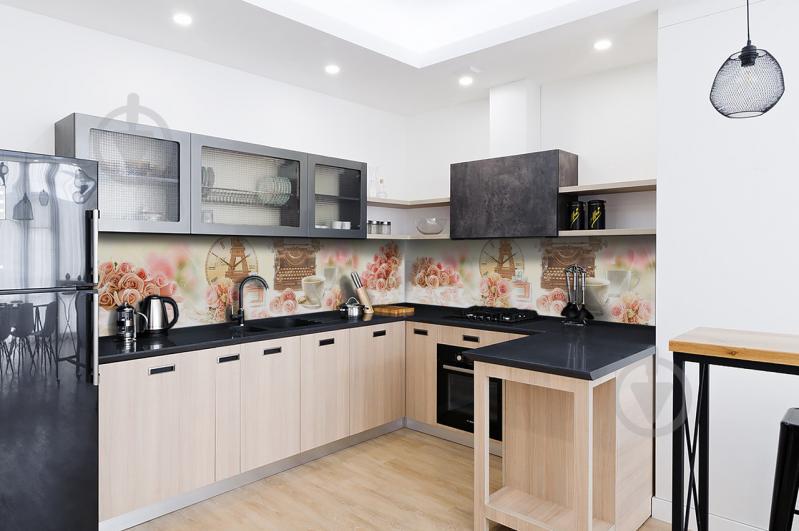 Скинали на кухню Zatarga «Время 02» 600х3000 мм виниловая 3Д наклейка кухонный фартук самоклеящаяся Z180360/2