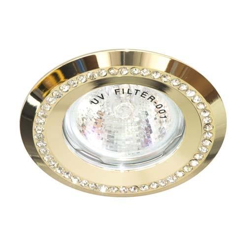 Світильник вбудовуваний Feron DL103-C Прозорий золото Світильник вбудовуваний Feron DL103-C Прозорий золото