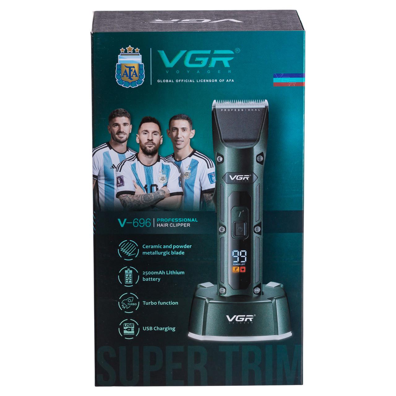 Машинка для стрижки VGR V-696 с 4 насадками (7379) - фото 10