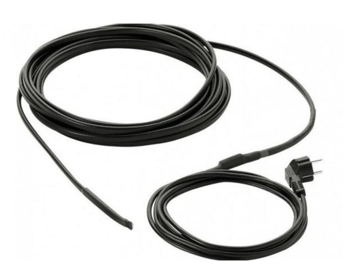 Защита от замерзания труб Stesti экранированный кабель с вилкой 35 Вт/м 5 м (54555)