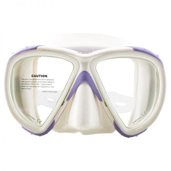 Маска для дайвинга и сноркелинга Marlin Twist Purple/White