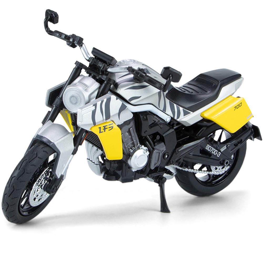 Мотоцикл металопластиковий TK Group Benda LFS700 1:12 з підставкою та рухомими деталями (2656032945) - фото 2 Мотоцикл металопластиковий TK Group Benda LFS700 1:12 з підставкою та рухомими деталями (2656032945) - фото 2