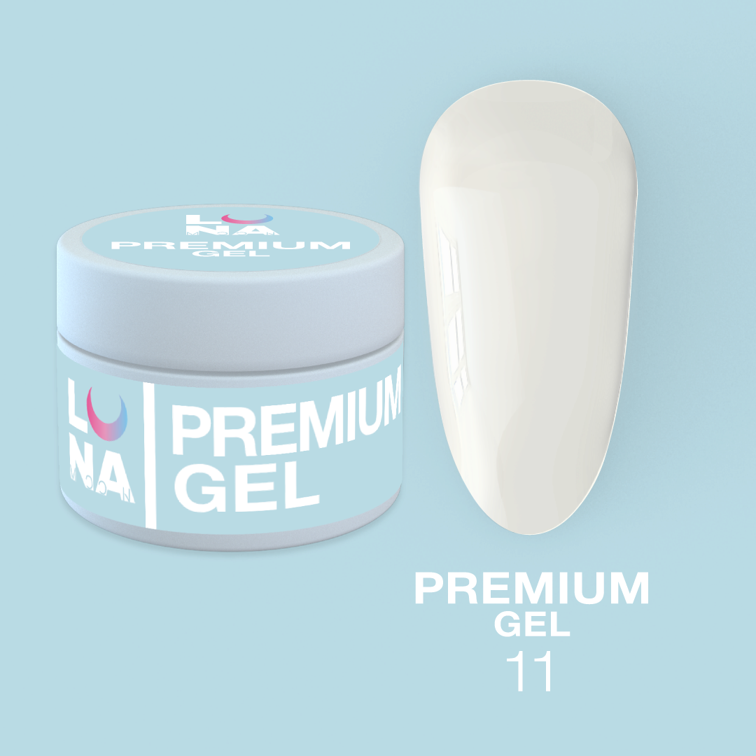Гель Luna Moon Premium Gel №11 30 мл Белый - фото 5 Гель Luna Moon Premium Gel №11 30 мл Белый - фото 5