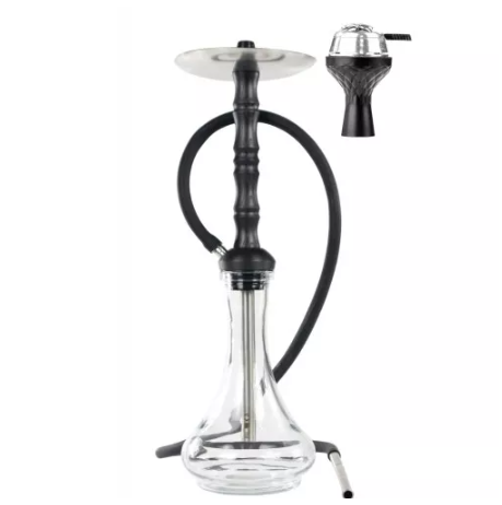 Кальян Palka Wave нержавіюча сталь 60 см Black (21764)