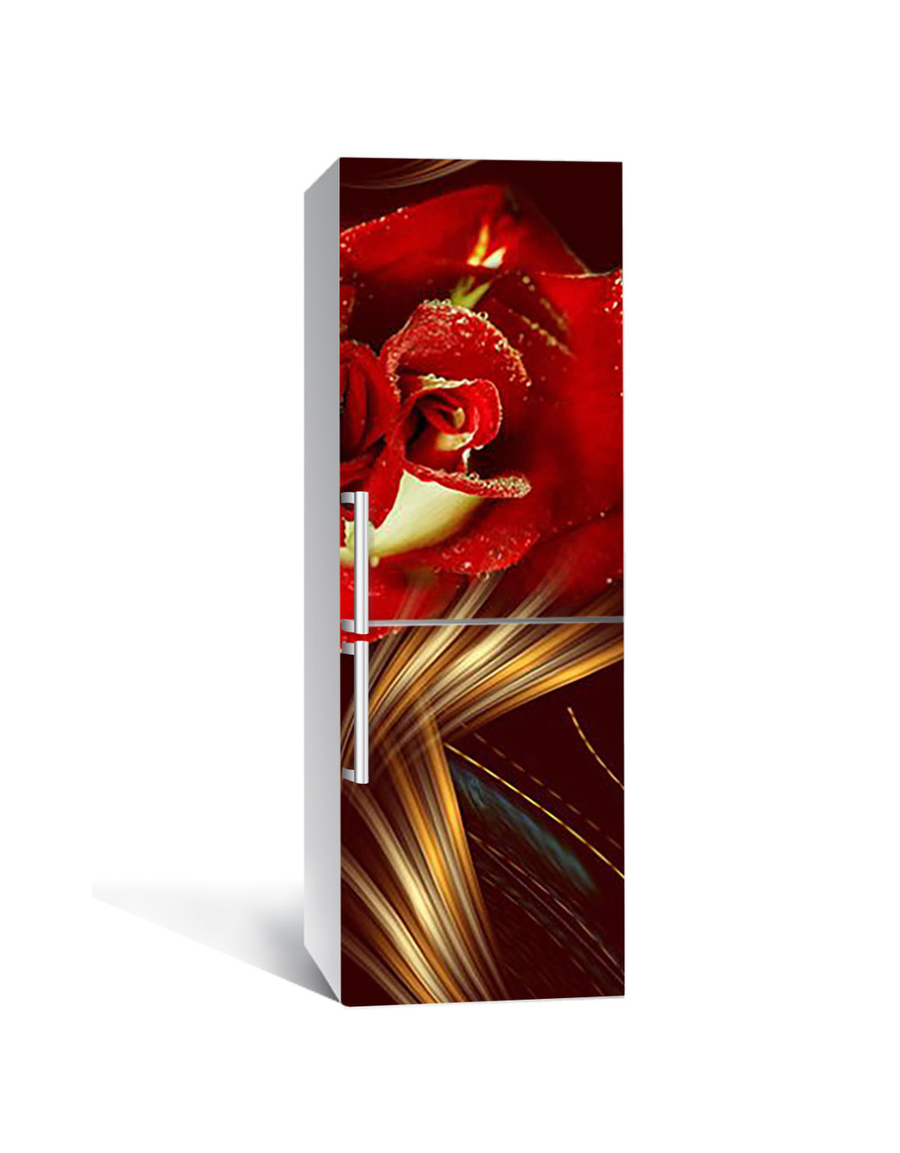 Наклейка 3D на холодильник Zatarga "Сердцевина бутона" виниловая 650х2000 мм Наклейка 3D на холодильник Zatarga "Сердцевина бутона" виниловая 650х2000 мм