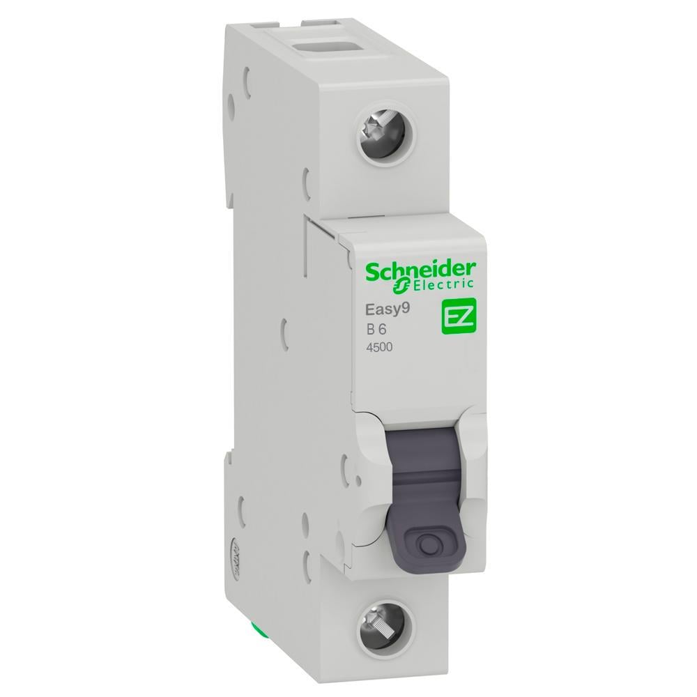 Автоматический выключатель Schneider electric EZ9 1p 6A Easy 9 (EZ9F14106)
