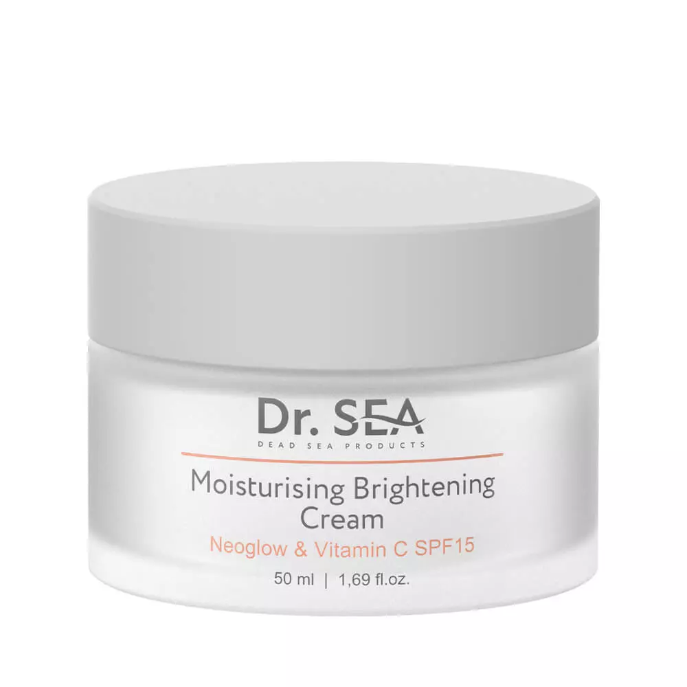Крем увлажняющий осветительный Dr.Sea с комплексом NEOGLOW и Витамином C SPF15 50 мл (7293720020660) - фото 2 Крем увлажняющий осветительный Dr.Sea с комплексом NEOGLOW и Витамином C SPF15 50 мл (7293720020660) - фото 2