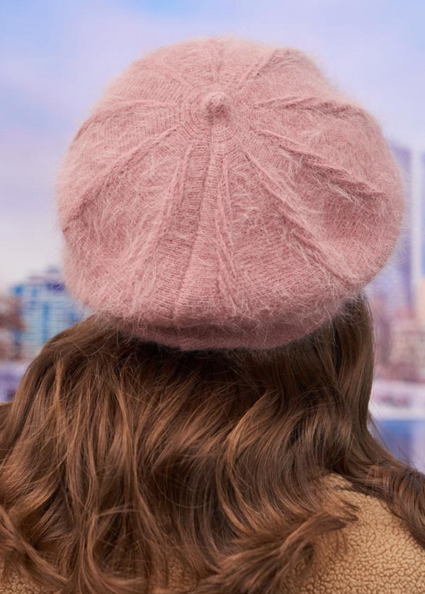 Берет женский Braxton Эстель темная Пудровый (405W) - фото 2 Берет женский Braxton Эстель темная Пудровый (405W) - фото 2