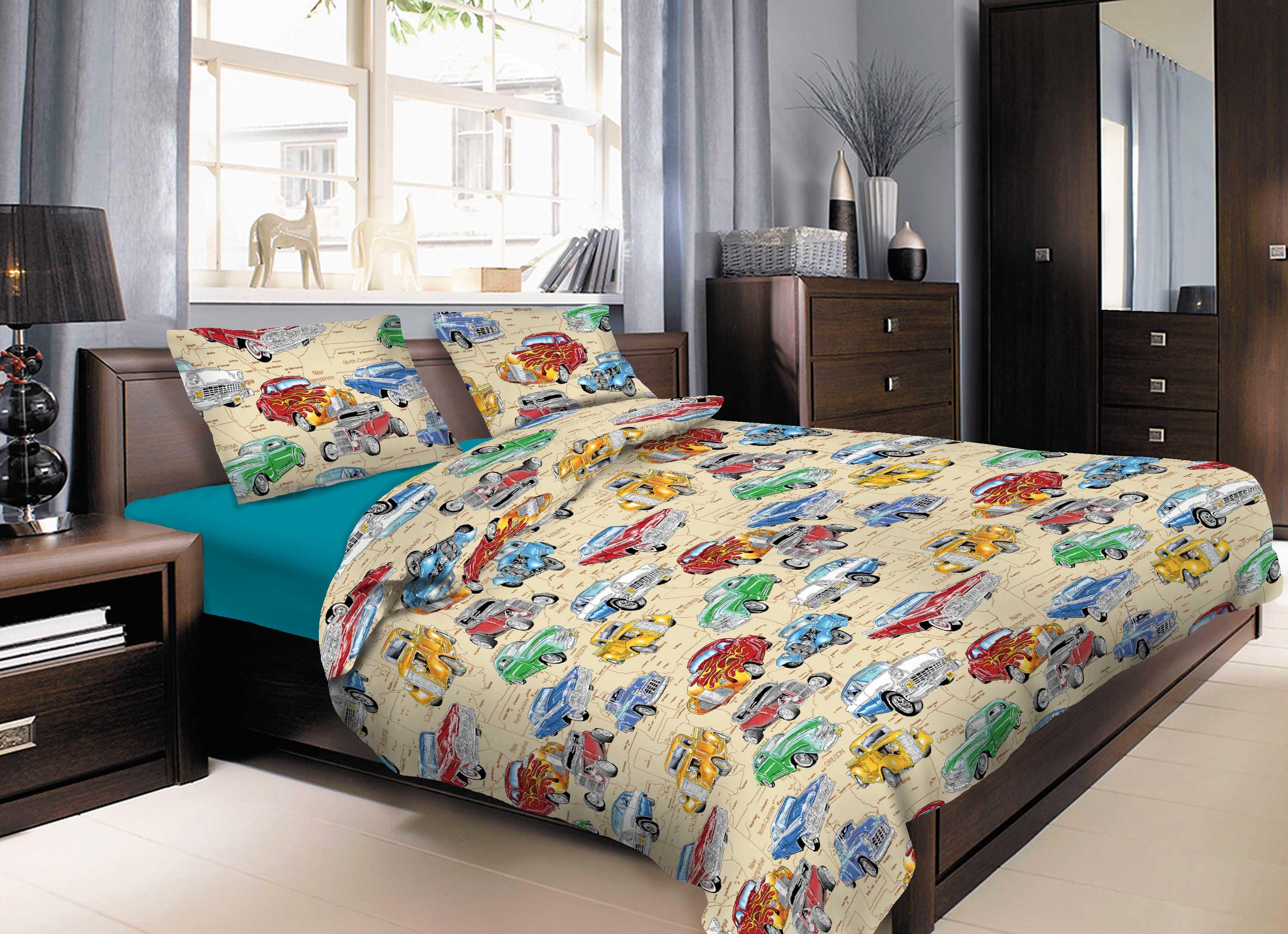 Комплект постельного белья Zastelli 6112-174735 бязь семейный 2х145х210 см Разноцветный (10978)