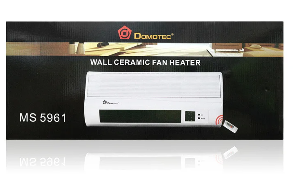 Тепловентилятор настенный Domotec ms 5961 LED-индикация Белый - фото 6 Тепловентилятор настенный Domotec ms 5961 LED-индикация Белый - фото 6