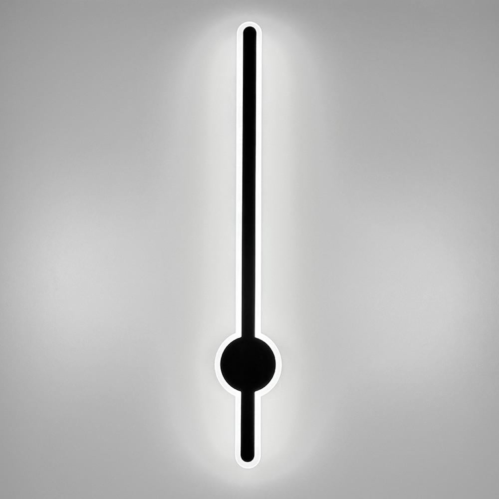 Бра удлиненное светодиодное 80 см Черный (WJ 020/800 BK)