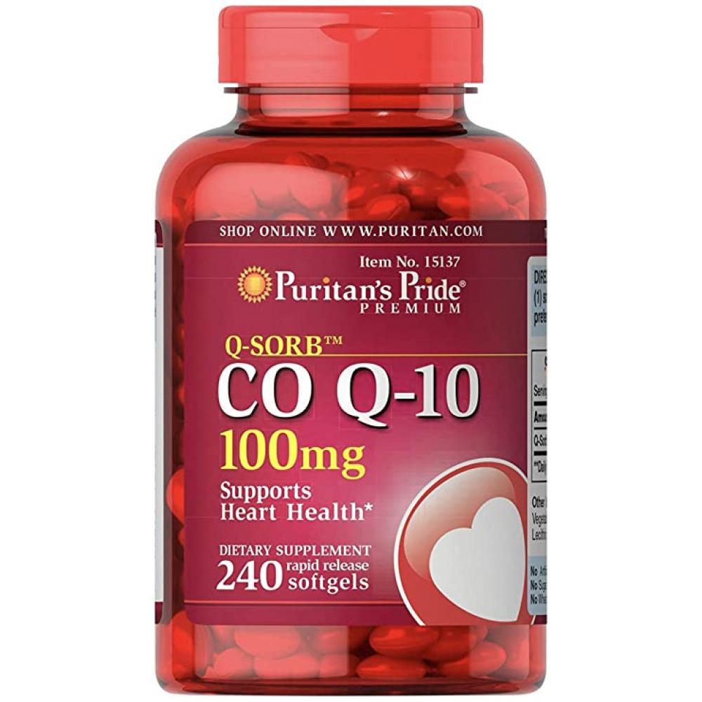 Натуральная добавка Q-SORB Co Q-10 100 mg 240 Rapid Release Softgels (100-96-6995756-20)