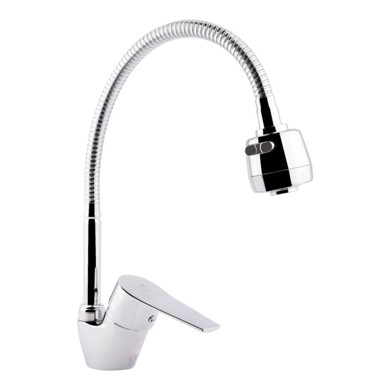 Смеситель для кухни с рефлекторным изливом Lidz (CRM)-20 38 007 04 Хром