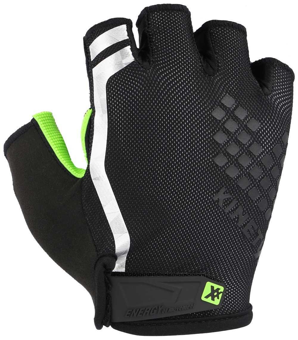 Велоперчатки KinetiXx Luke Top Function Bike Glove unisex без пальцев р. 10 Черный/Салатовый - фото 1