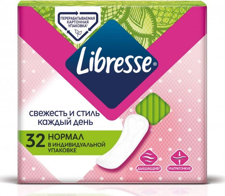 Прокладки щоденні Libresse Daily Fresh Normal 32 шт. (7322540758191)