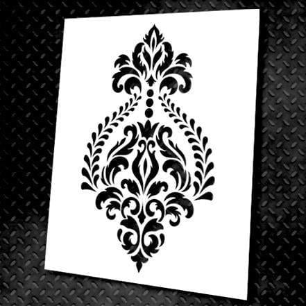 Трафарет многоразовый DFA Дамаск 3 для штукатурки и краски (D00003)
