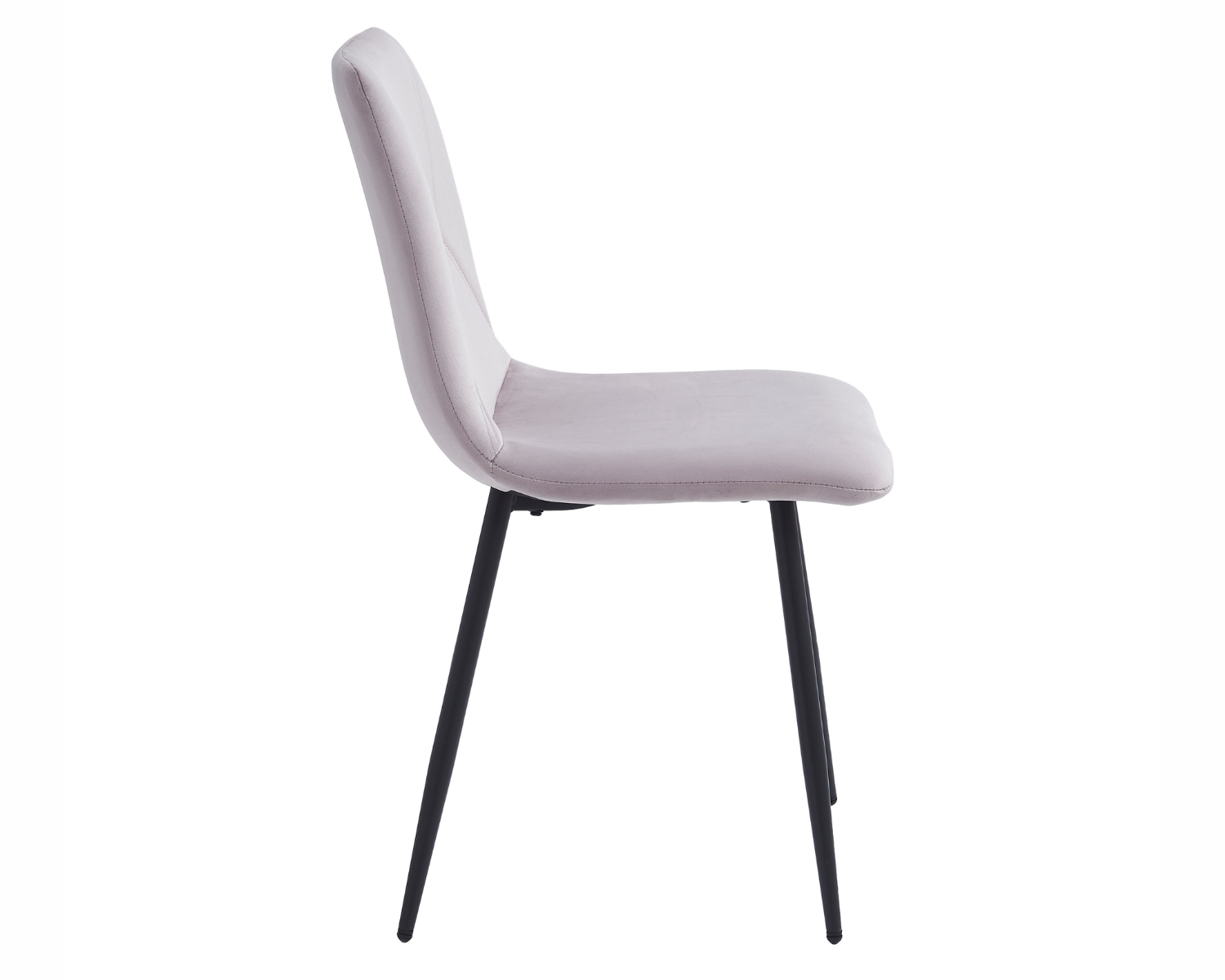 Стул кухонный Intarsio Mark велюр Черный/Светло-розовый - фото 3