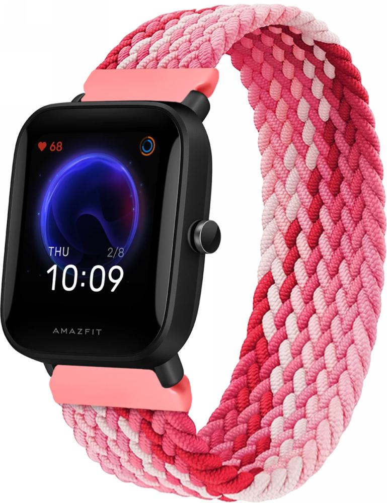 Ремешок Solo Loop Multi для Amazfit Bip U (135 мм) Pink/White (25175-52)