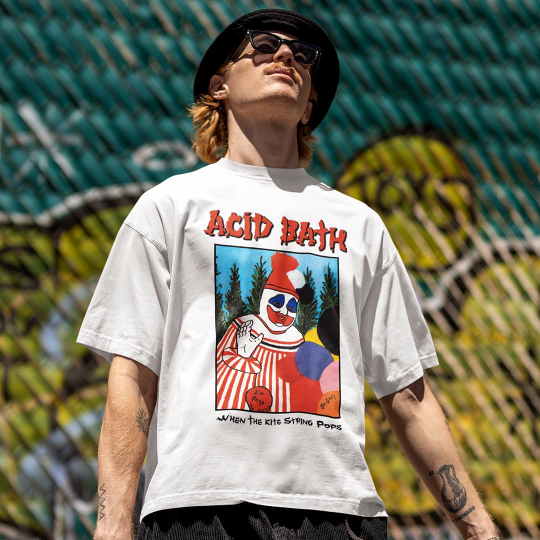 Футболка унисекс Acid Bath When The Kite String Pops L Белый (0000015368)