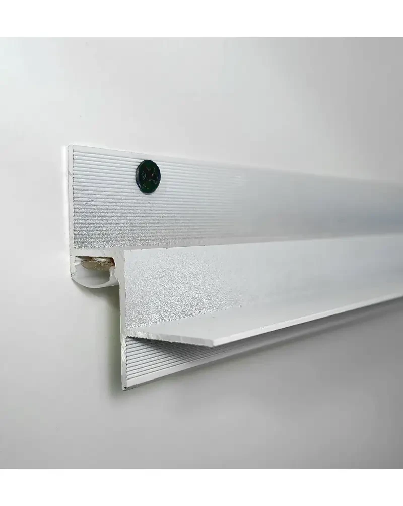 Алюминиевый профиль для теневого шва 15 мм LED 3 м Белый (2639707744)