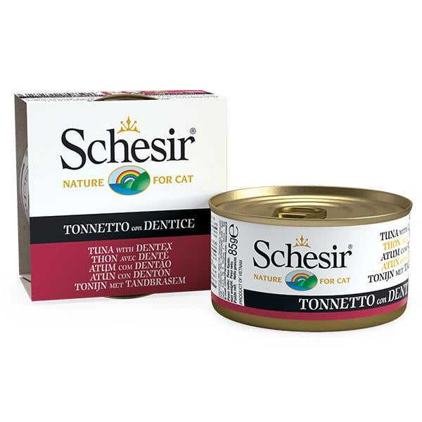 Корм для котів вологий Schesir Tuna with Dentex 85 г