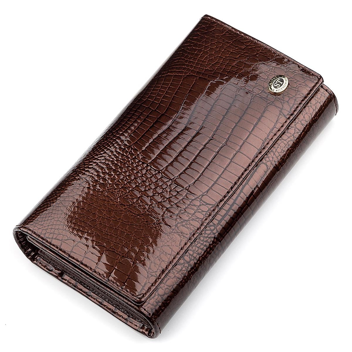 Женский кошелек ST Leather 18427 кожаный Коричневый