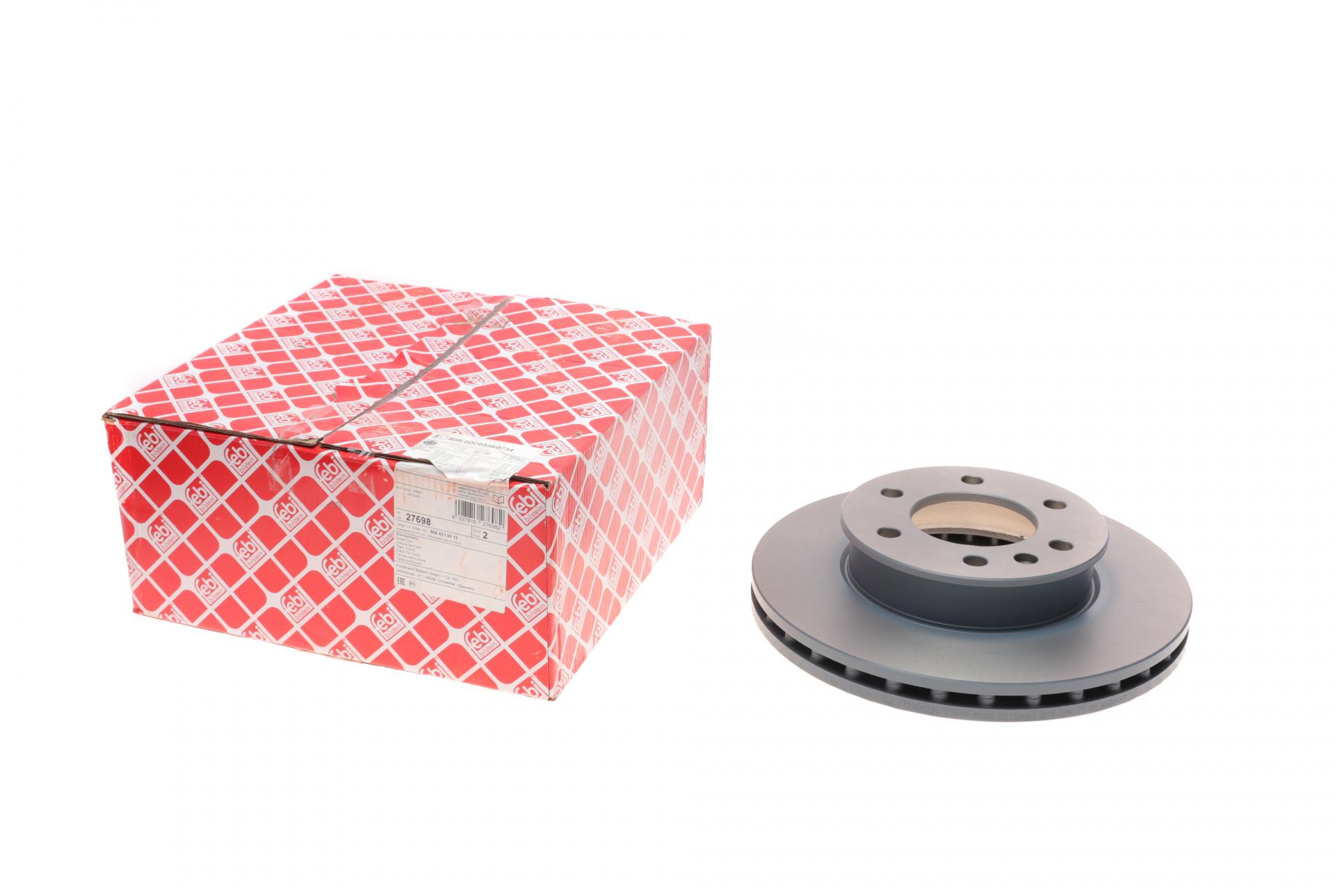 Диск гальмівний передній FEBI BILSTEIN для Mercedes Sprinter/VW Crafter 06- 299,6x28 мм (27698)