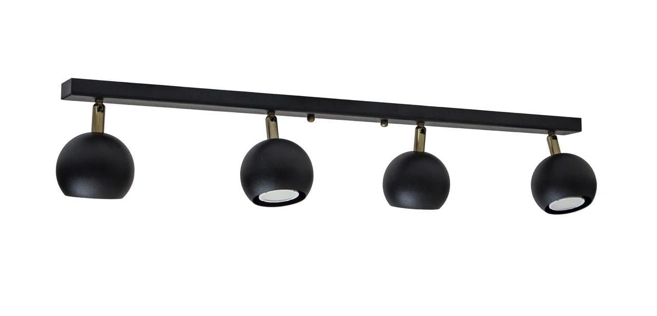 Світильник стельовий MSK ELECTRIC Core NL 11151-4 BK (2259362391)