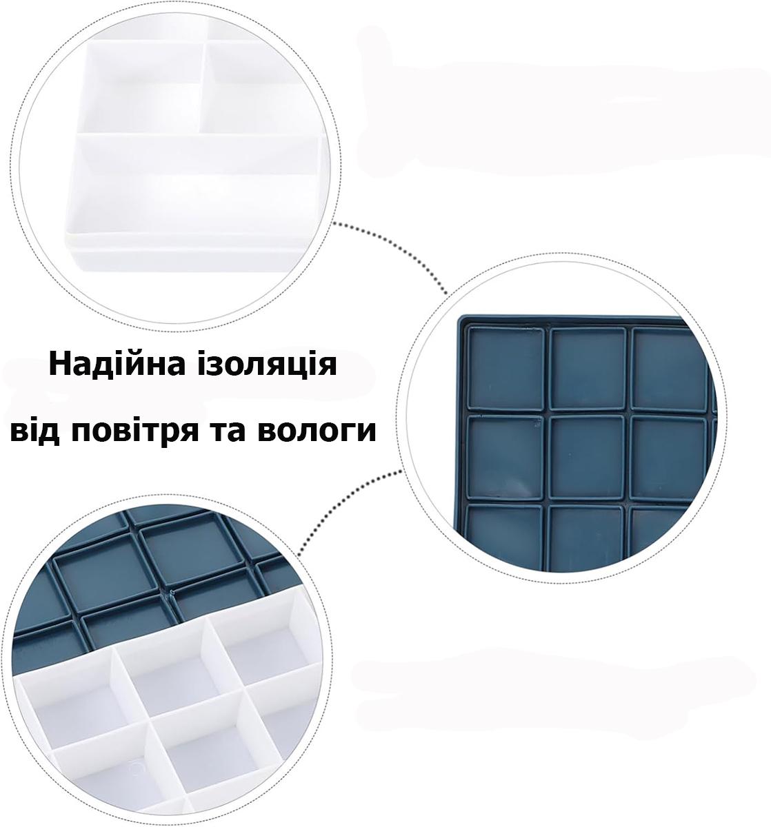 Контейнер-палитра на 24 отделения для художественных красок (WN-P524) - фото 4 Контейнер-палитра на 24 отделения для художественных красок (WN-P524) - фото 4