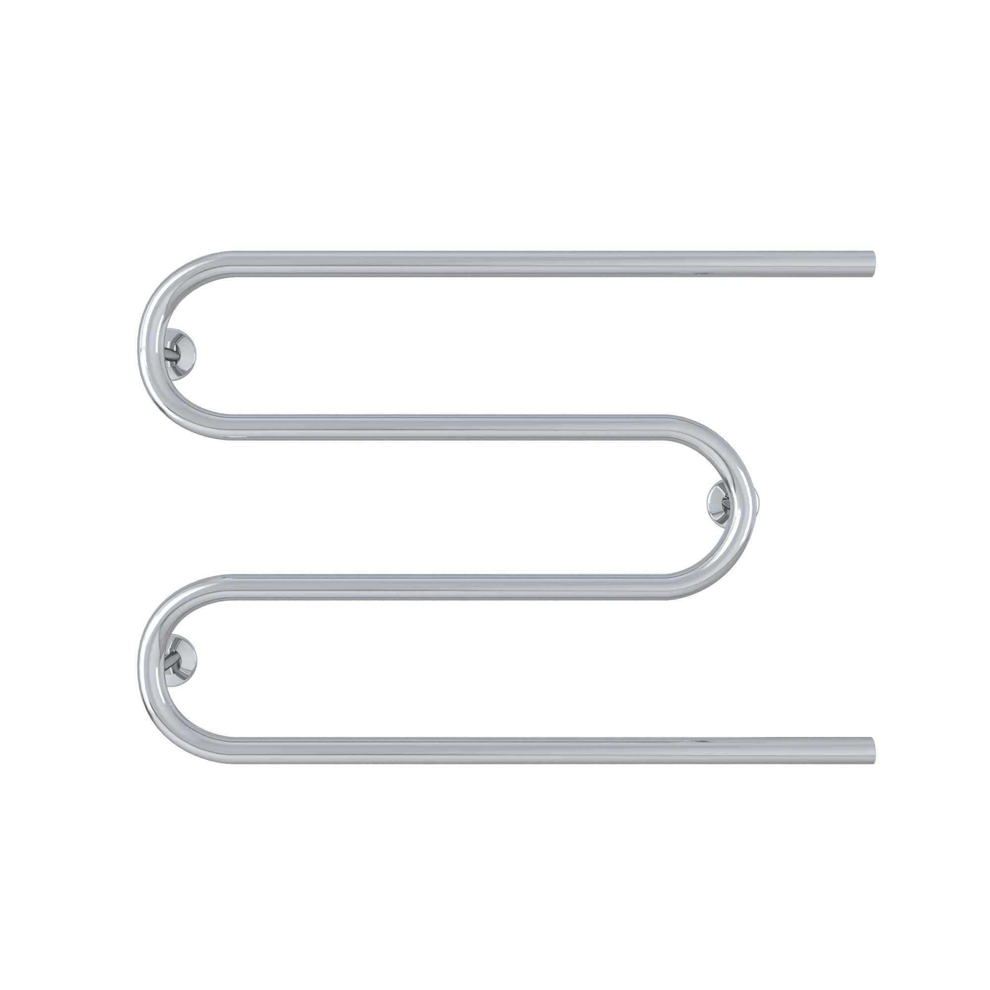 Полотенцесушитель водяной Deffi Змейка боковое правое подключение нержавеющая сталь 500х700 мм Хром (C.ZV.70.50.CC )