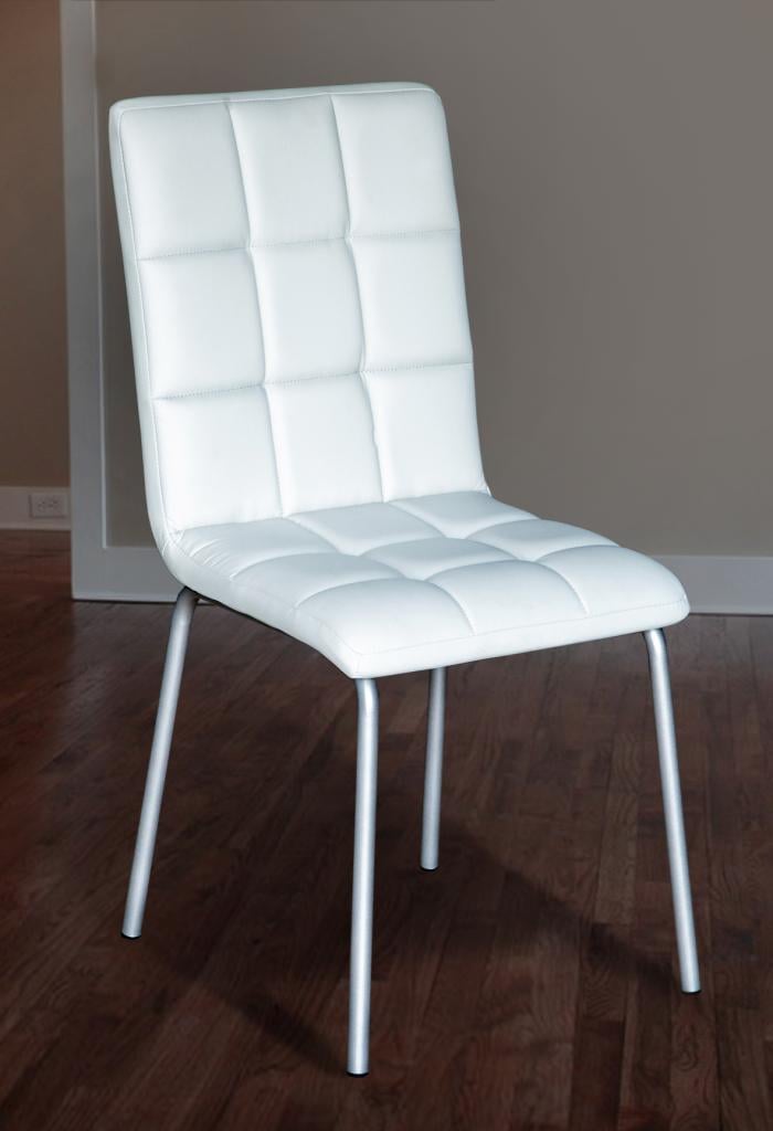 Стул кухонный обеденный Аманда с мягкой спинкой Белый (17404)