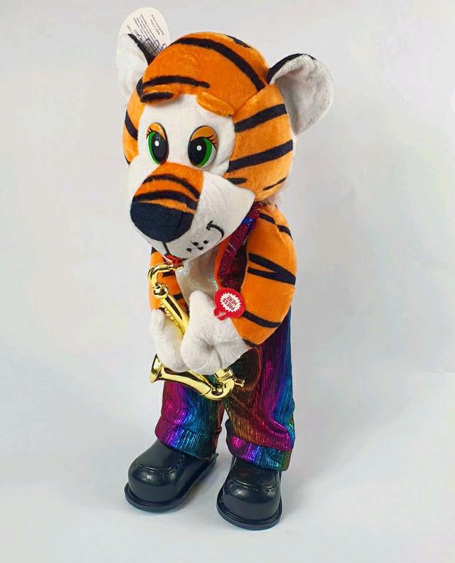 Інтерактивна співаюча іграшка Тигр трубач символ року танцює та співає